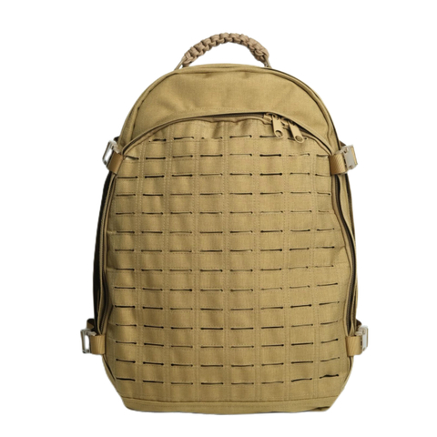 Mochila militar cáqui resistente para deserto