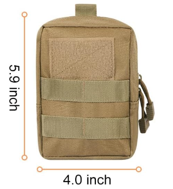 Mini bolsa Molle horizontal para telefone