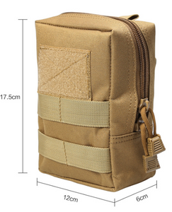 Bolsa Molle pequena multifuncional para rádio