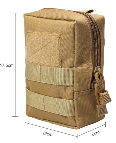 Bolsa Molle pequena multifuncional para rádio