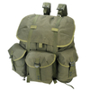 Trouxa militar monótono verde-oliva do Webbing modular para o companheiro de combate